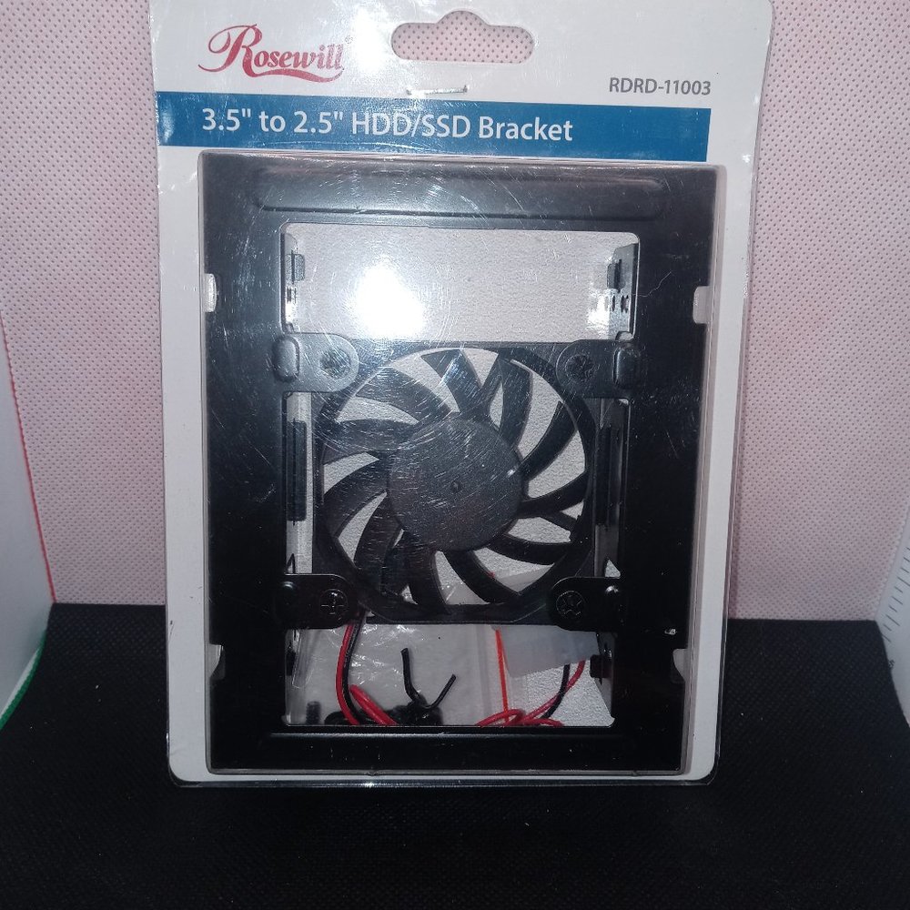 # POSHAFFILIATE ROSEWILL 3.5"-2.5" HDD/SDD BRACKET WITH FAN RDRD-11003